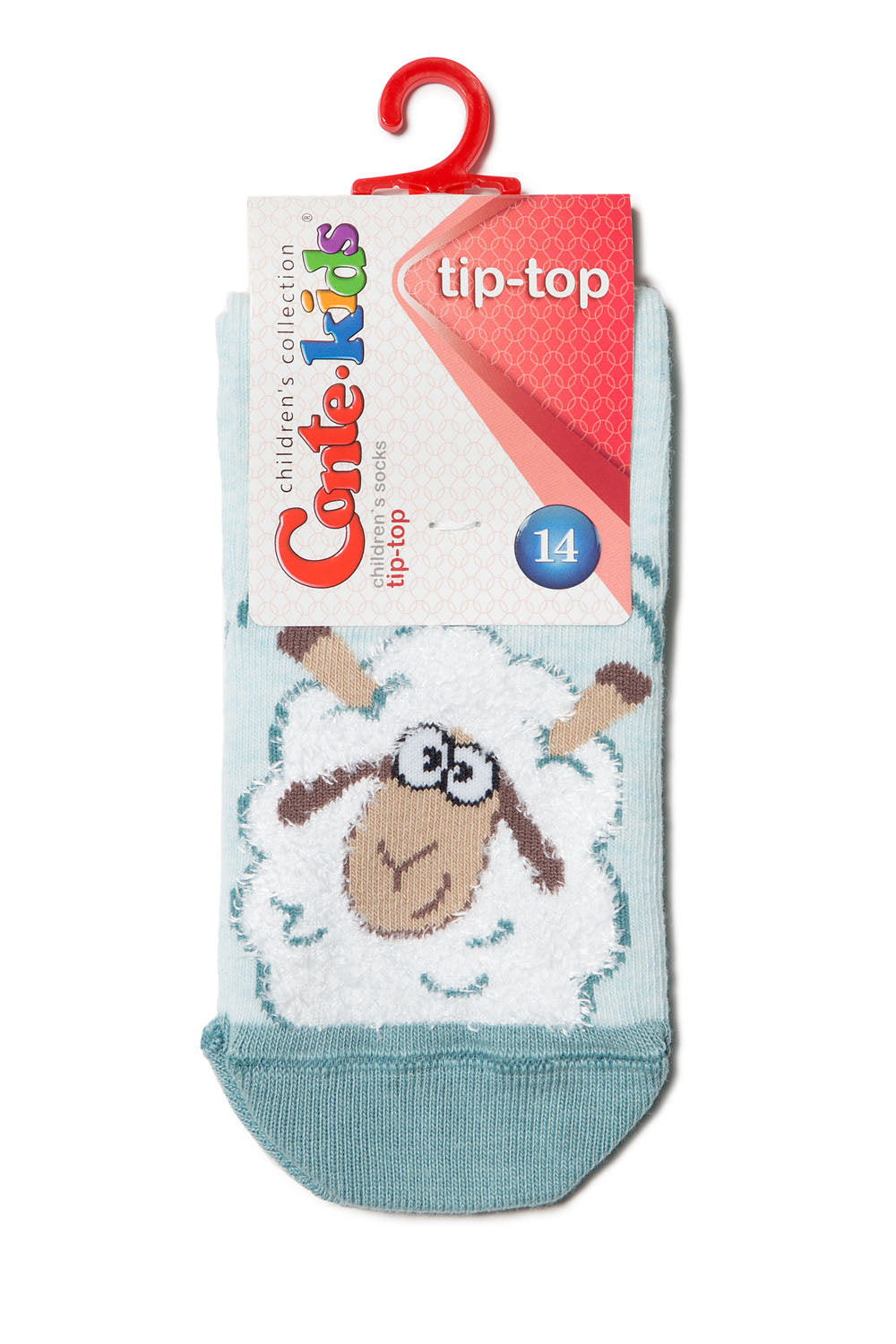 Șosete haioase cu model pufos Oiță, Conte Kids Tip-Top 423