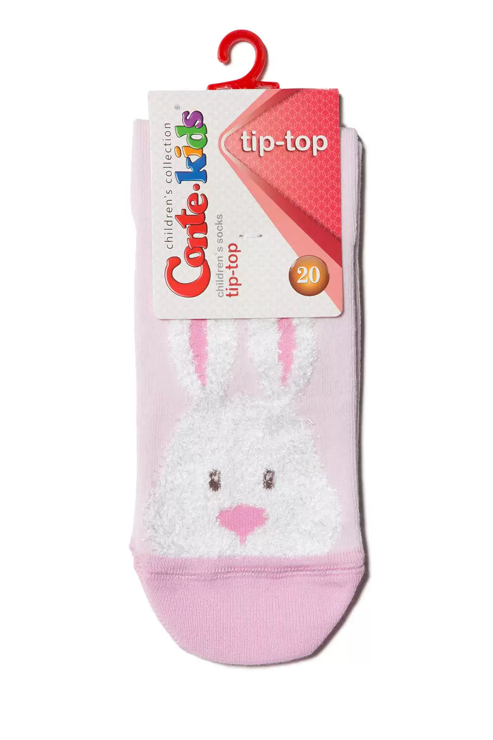 Șosete haioase cu model pufos iepuraș, Conte Kids Tip-Top 420