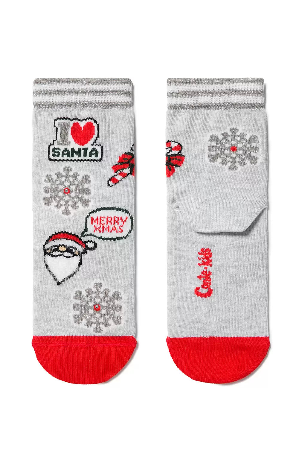 Șosete haioase din bumbac motiv Crăciun, Conte Kids 381