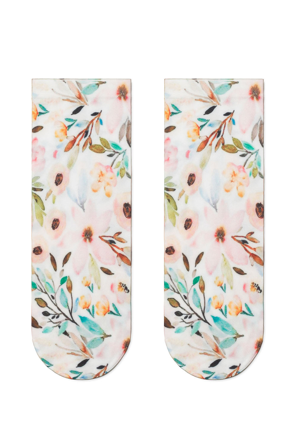 Șosete poliamidă cu model floral, Conte Fantasy 052