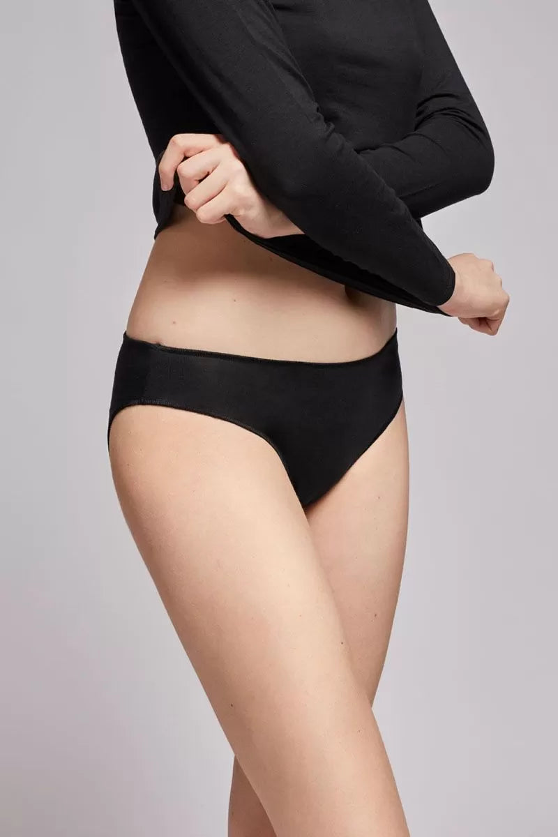 Chilot basic cu talie medie din bumbac organic EKO, Gisela 1/0224