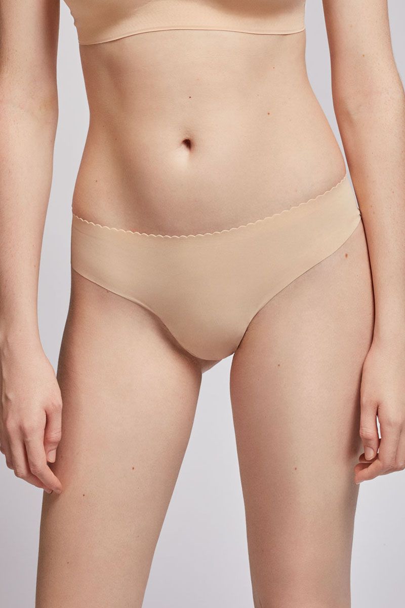 Chilot brazilian invizibil din microfibra cu talie joasa, Gisela 1/0210