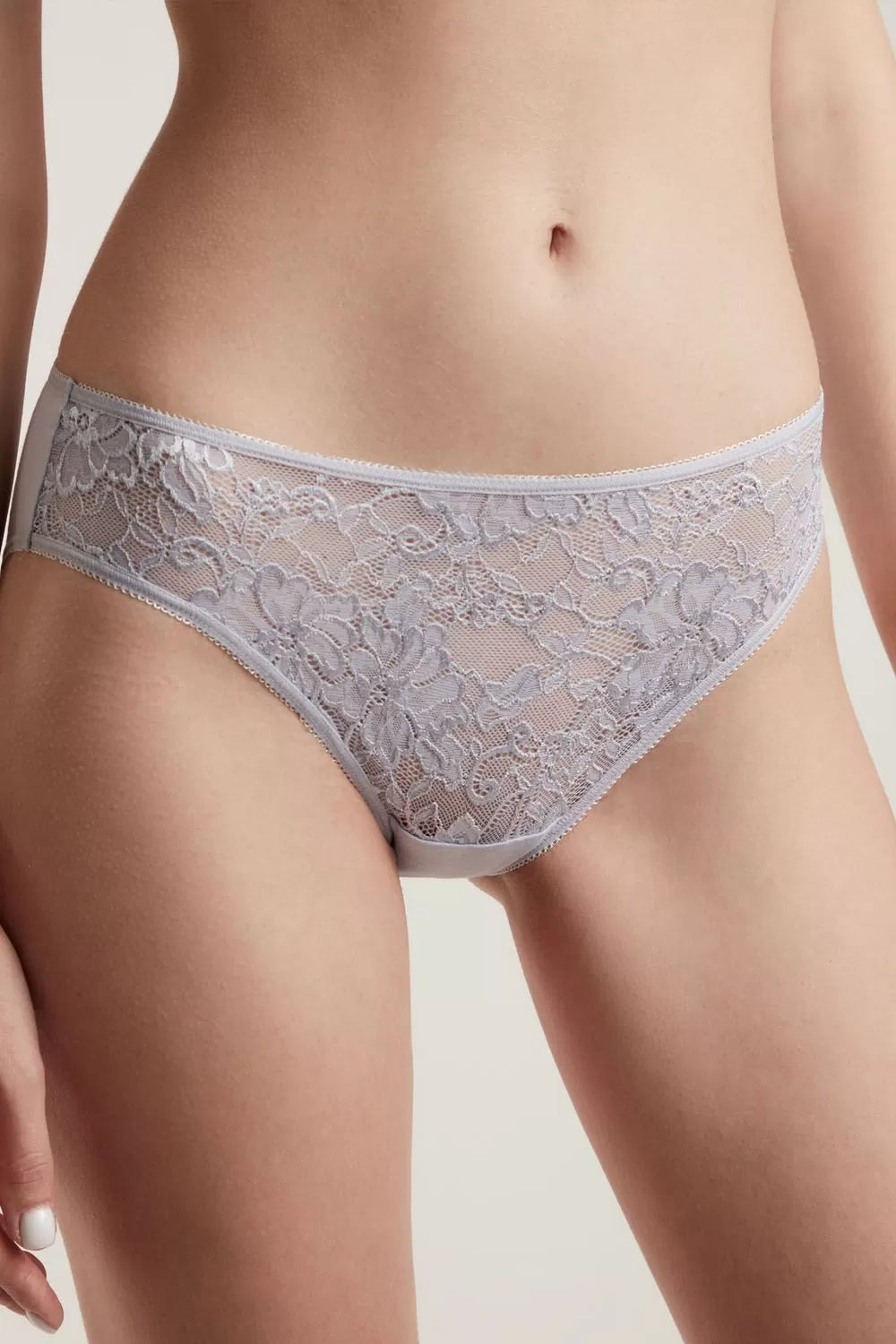 Chilot damă cu bumbac și dantelă, model slip, Conte Sensuelle RP3101