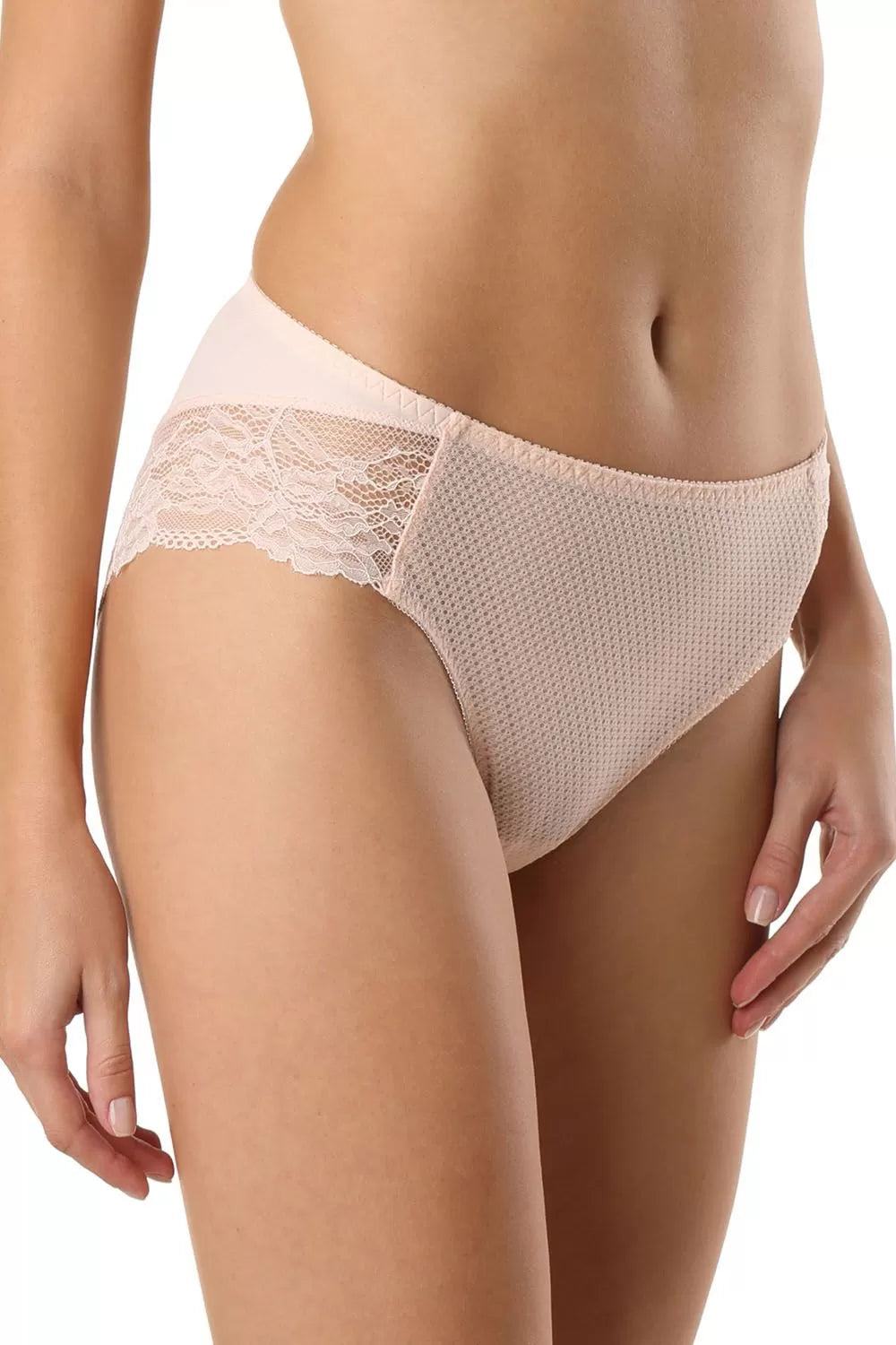 Chilot damă cu dantelă și țesătură jacquard, Conte Elegant Etude RP3070