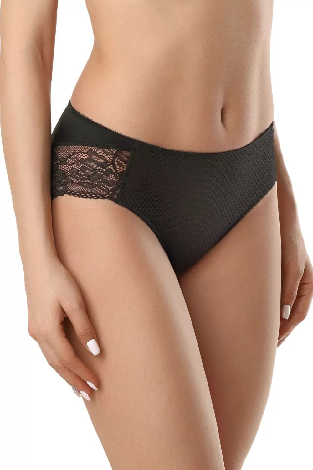 Chilot damă cu dantelă și țesătură jacquard, Conte Elegant Etude RP3070
