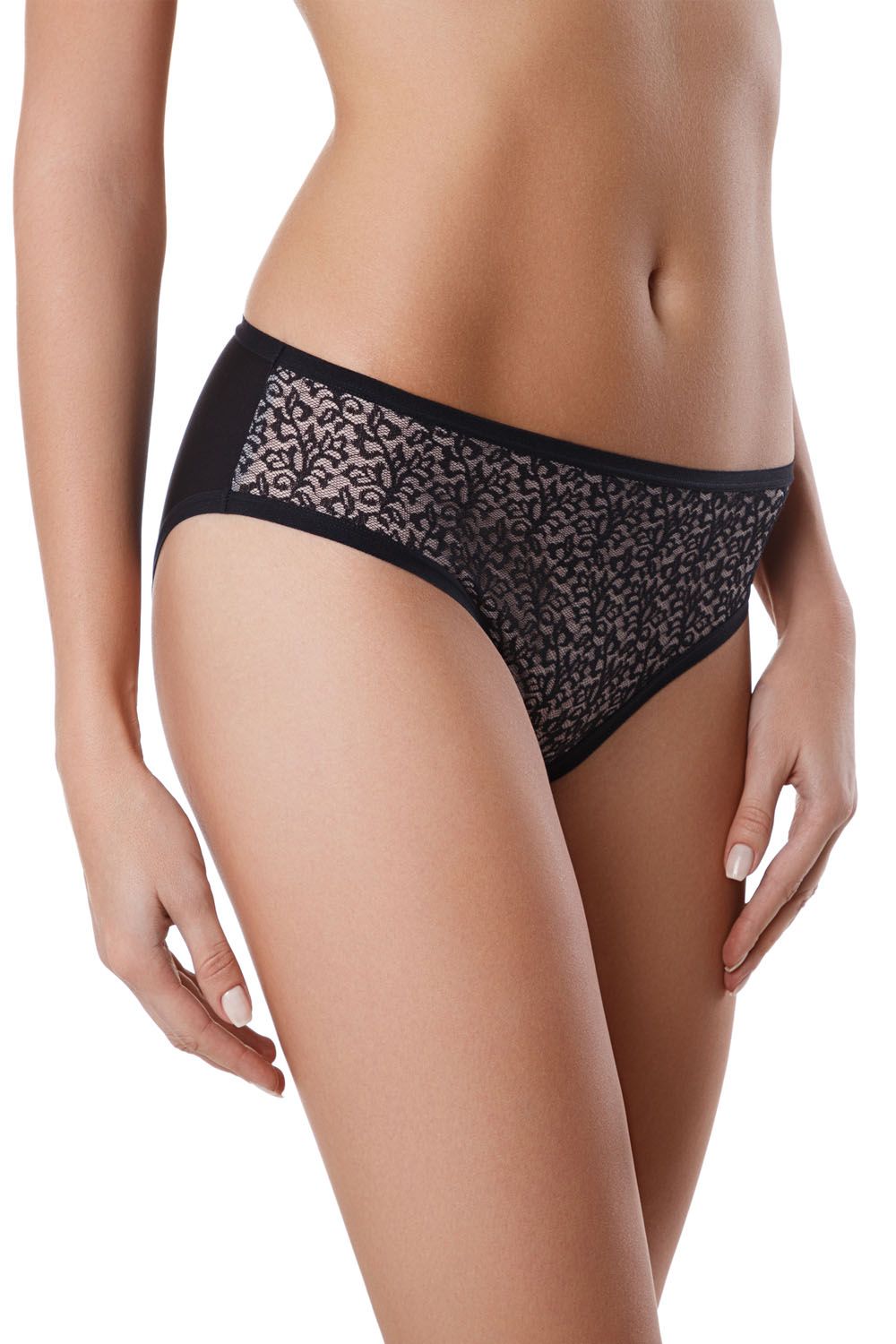 Chilot damă model slip cu dantelă, Conte Tatouage RP3043