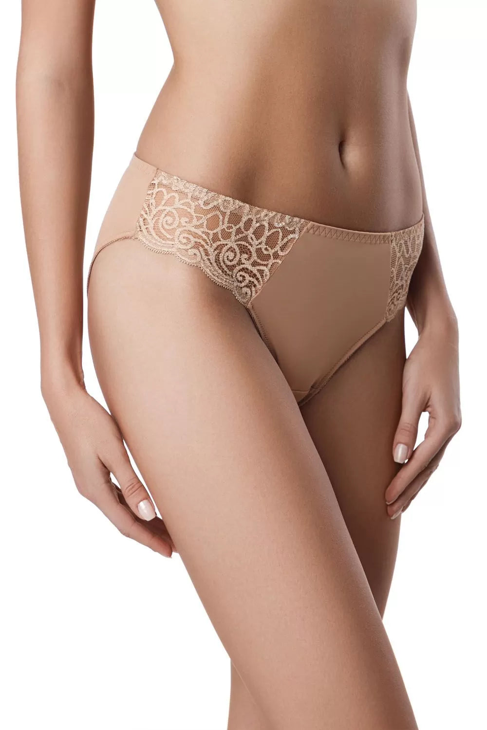 Chilot damă model slip cu talie înaltă, Conte Elegant Voile RP3024