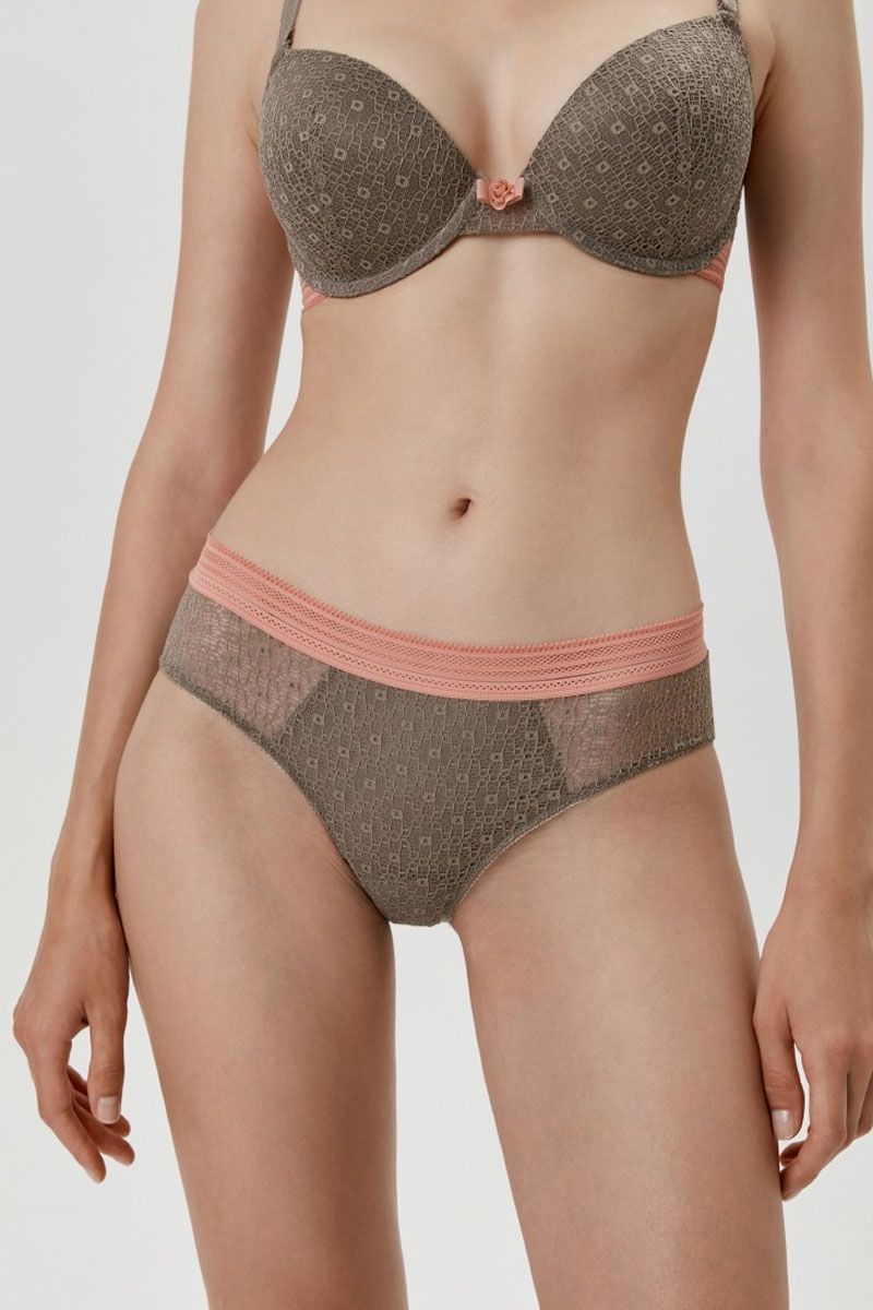 Chiloți damă „briefs” cu talie joasă, Conte Arabesque TP1036