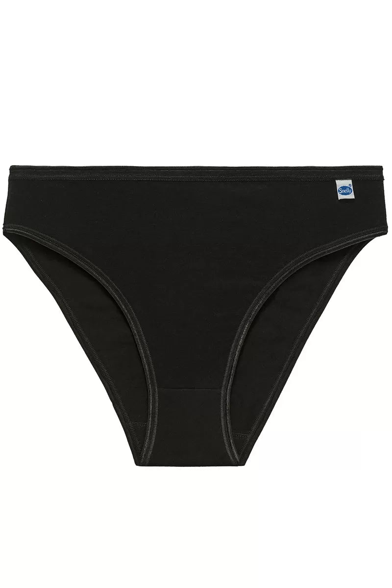 Chiloți briefs basic din bumbac elastic, Snelly E394