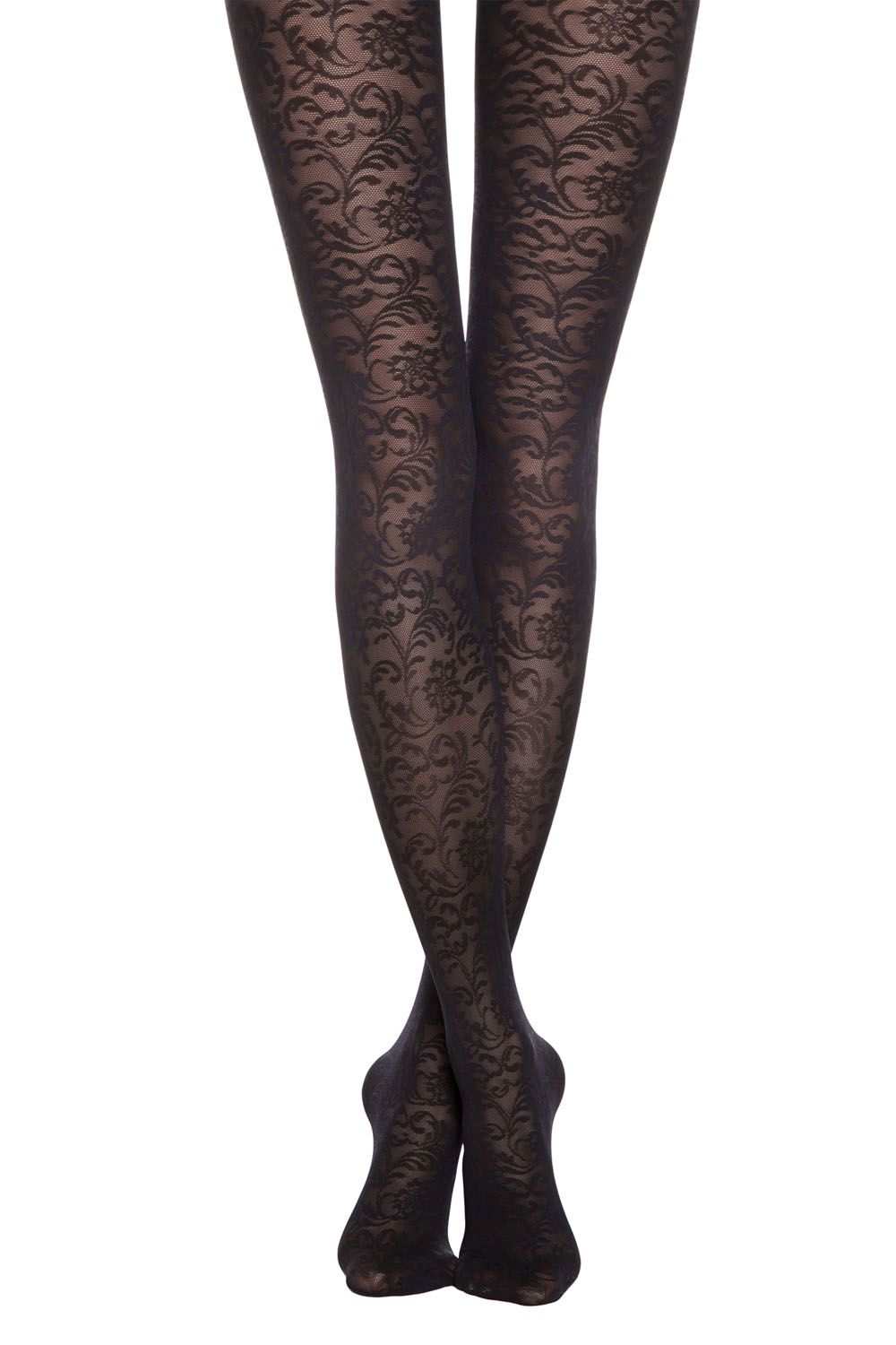 Ciorap cu model floral, Conte Fantasy Fancy