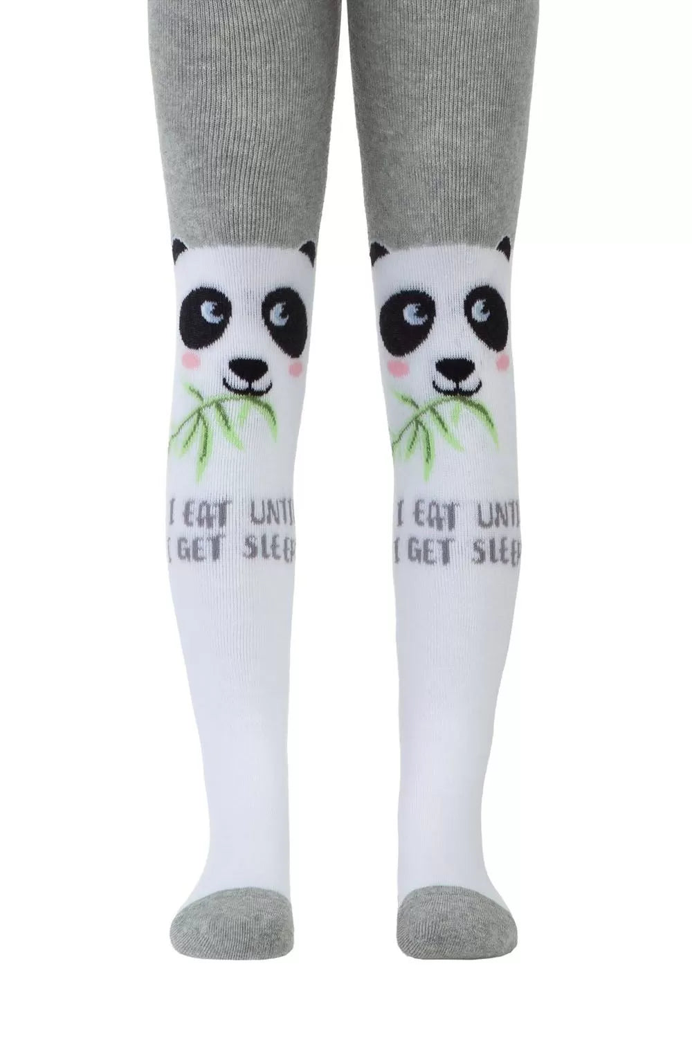 Ciorapi flaușați din bumbac cu model Panda, Conte Kids Sof-Tiki 531