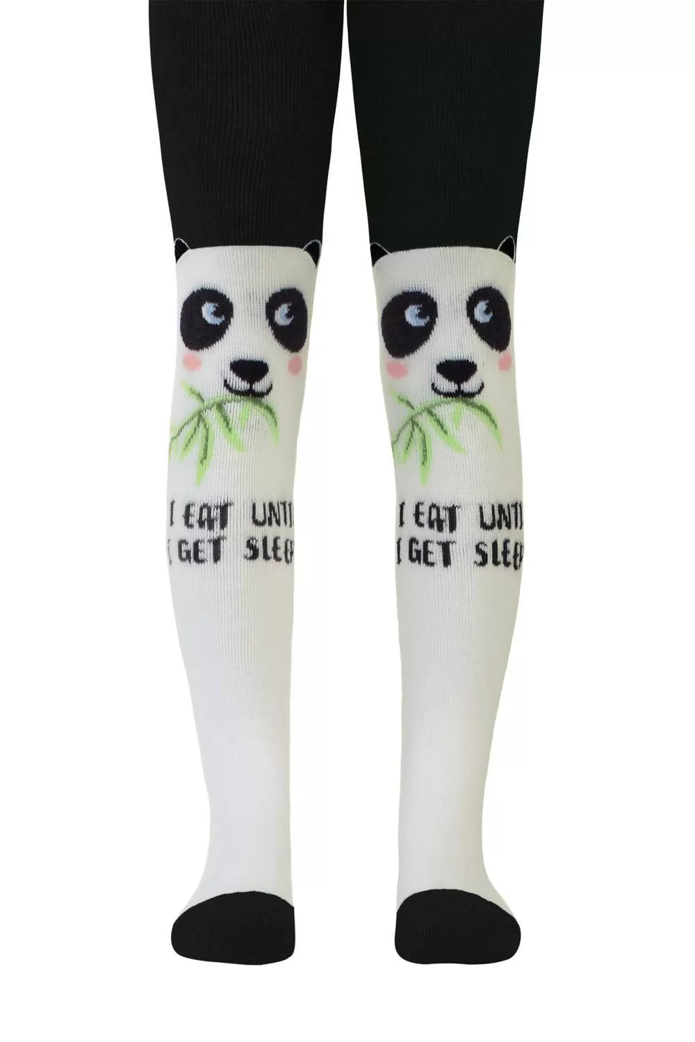 Ciorapi flaușați din bumbac cu model Panda, Conte Kids Sof-Tiki 531
