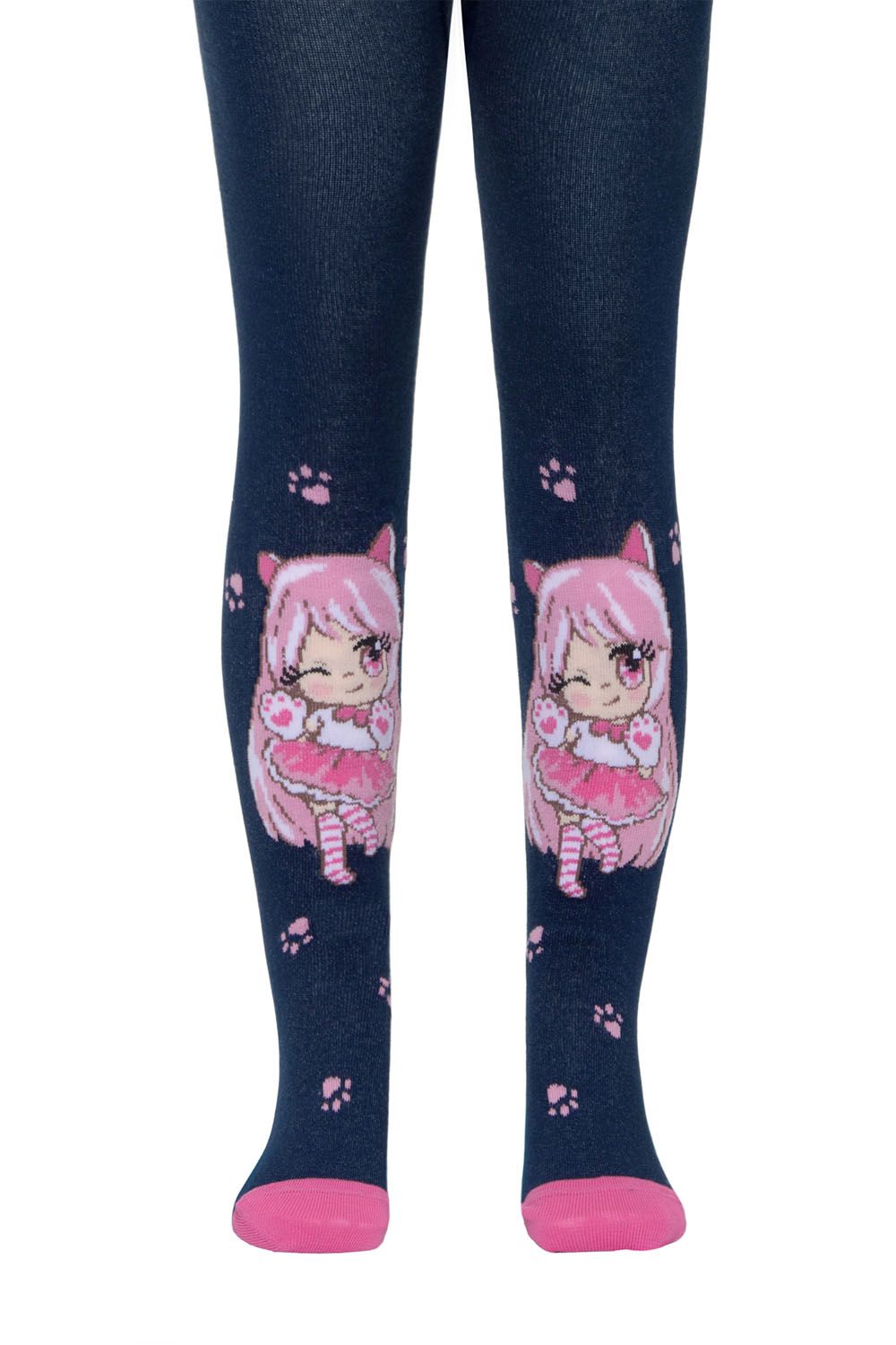 Ciorapi subțiri copii din bumbac cu model Anime, Conte Kids Tip-Top 509