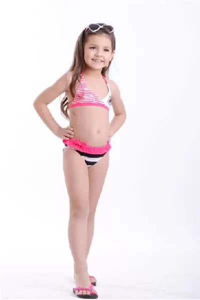 Costum de Baie Copii cu Volănaș și Fundiță, Esli Emma