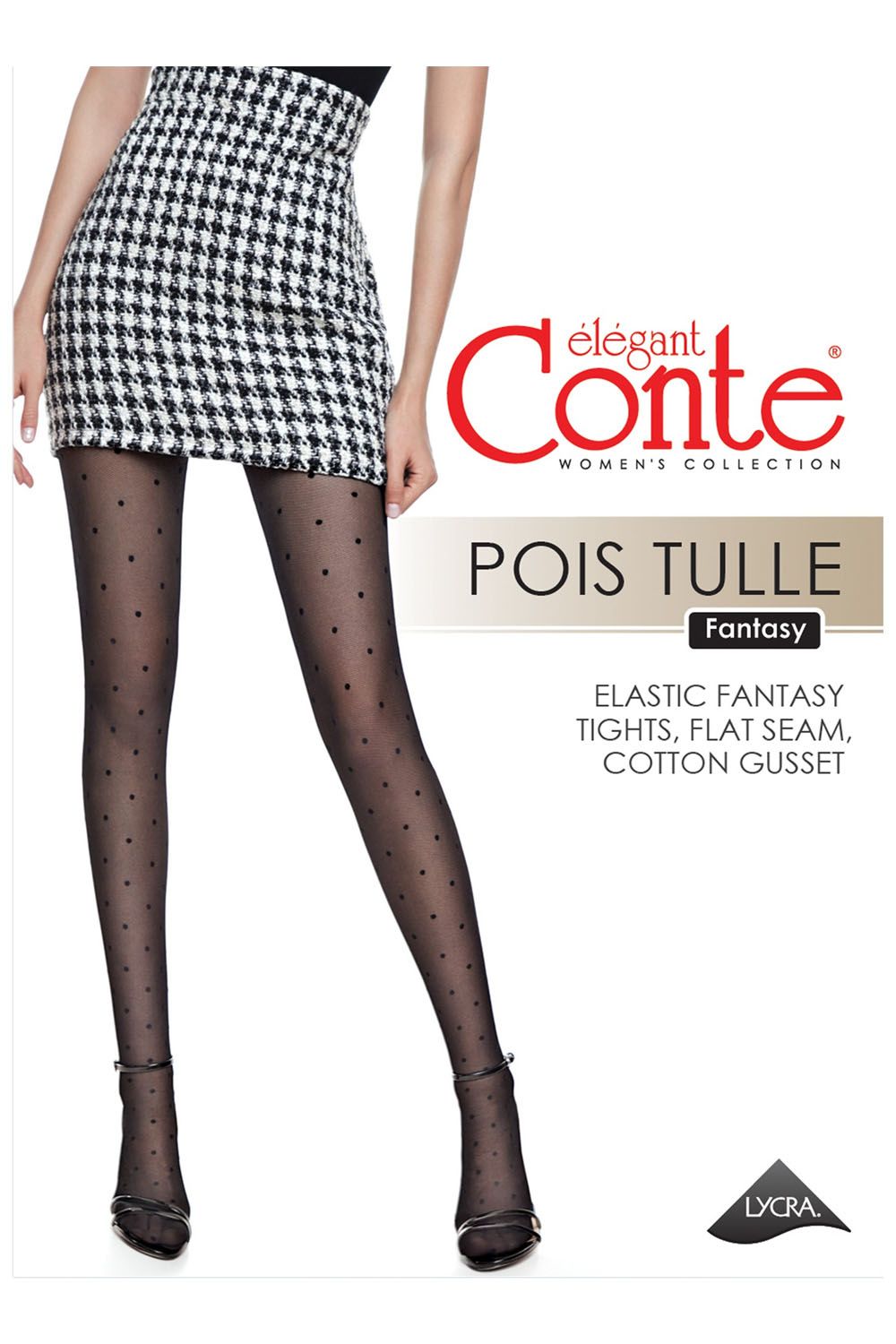 Dres cu model buline și efect plasă, Conte Fantasy Pois Tulle