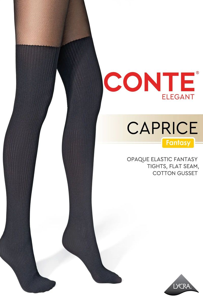 Dresuri cu imitație jambiere nervurate, Conte Fantasy Caprice