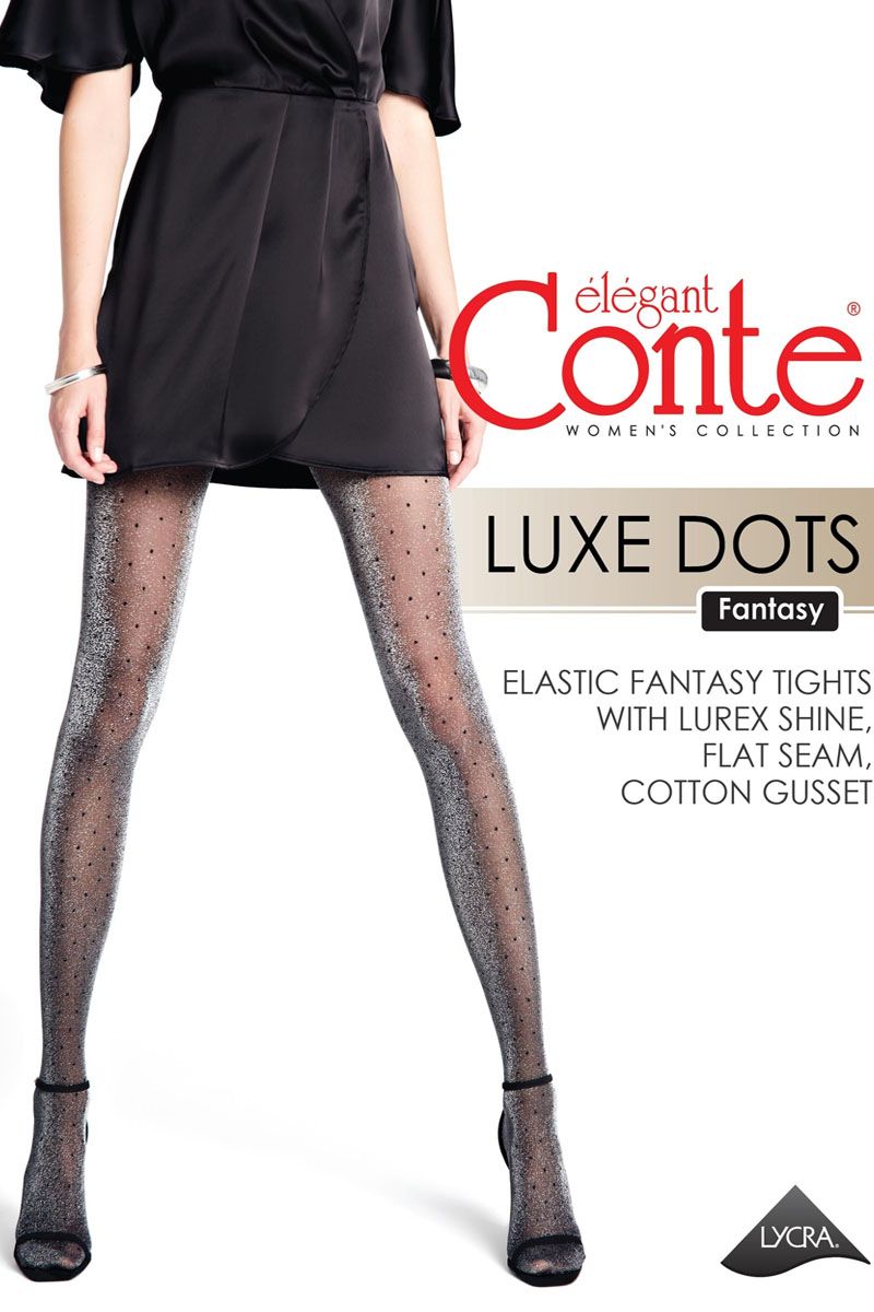 Dresuri cu model buline și lurex, Conte Fantasy Luxe Dots