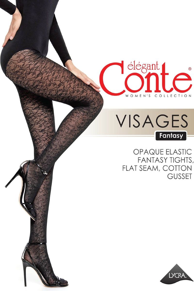 Dresuri cu model floral "Fețe", Conte Fantasy Visages