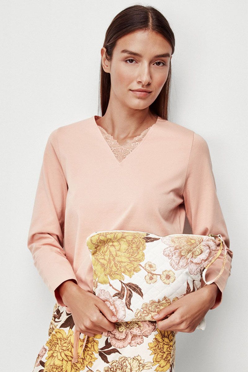 Geantă pentru cosmetice, cu floral print, Gisela 2/50040