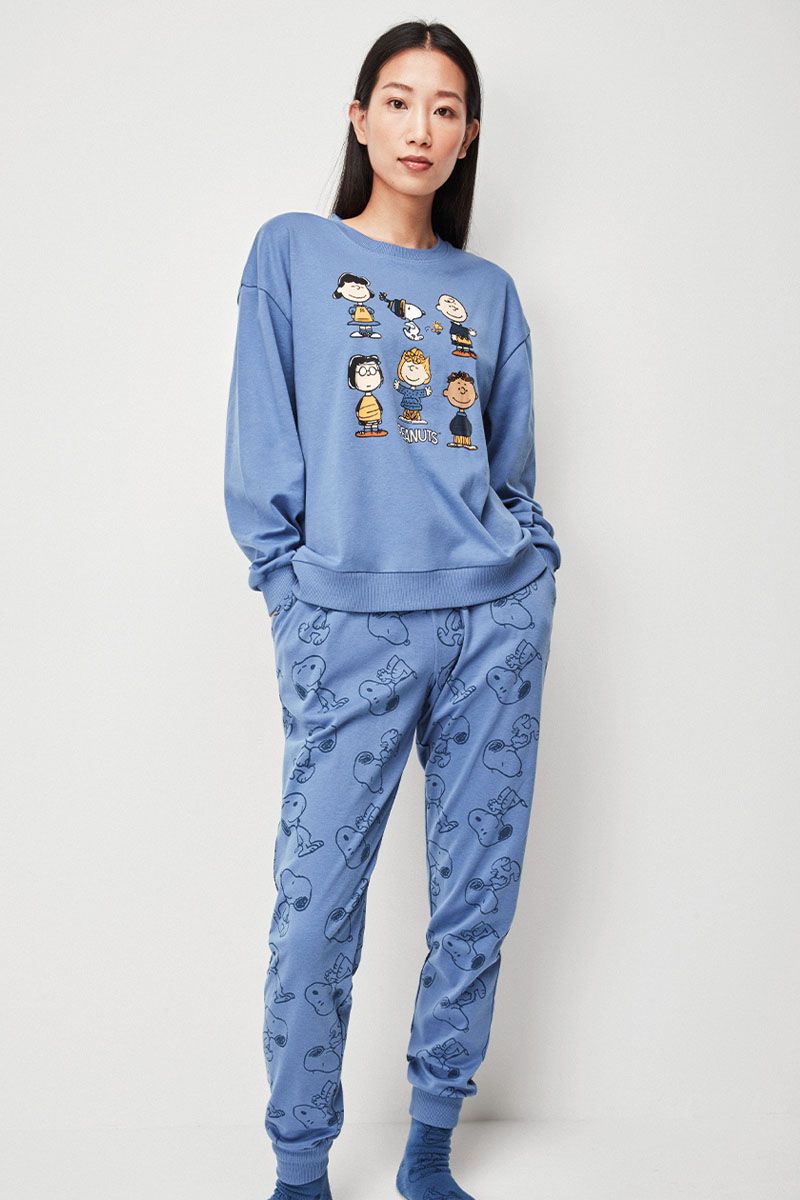 Set pijama damă, 2 piese, cu print Snoopy, Gisela 2/20105