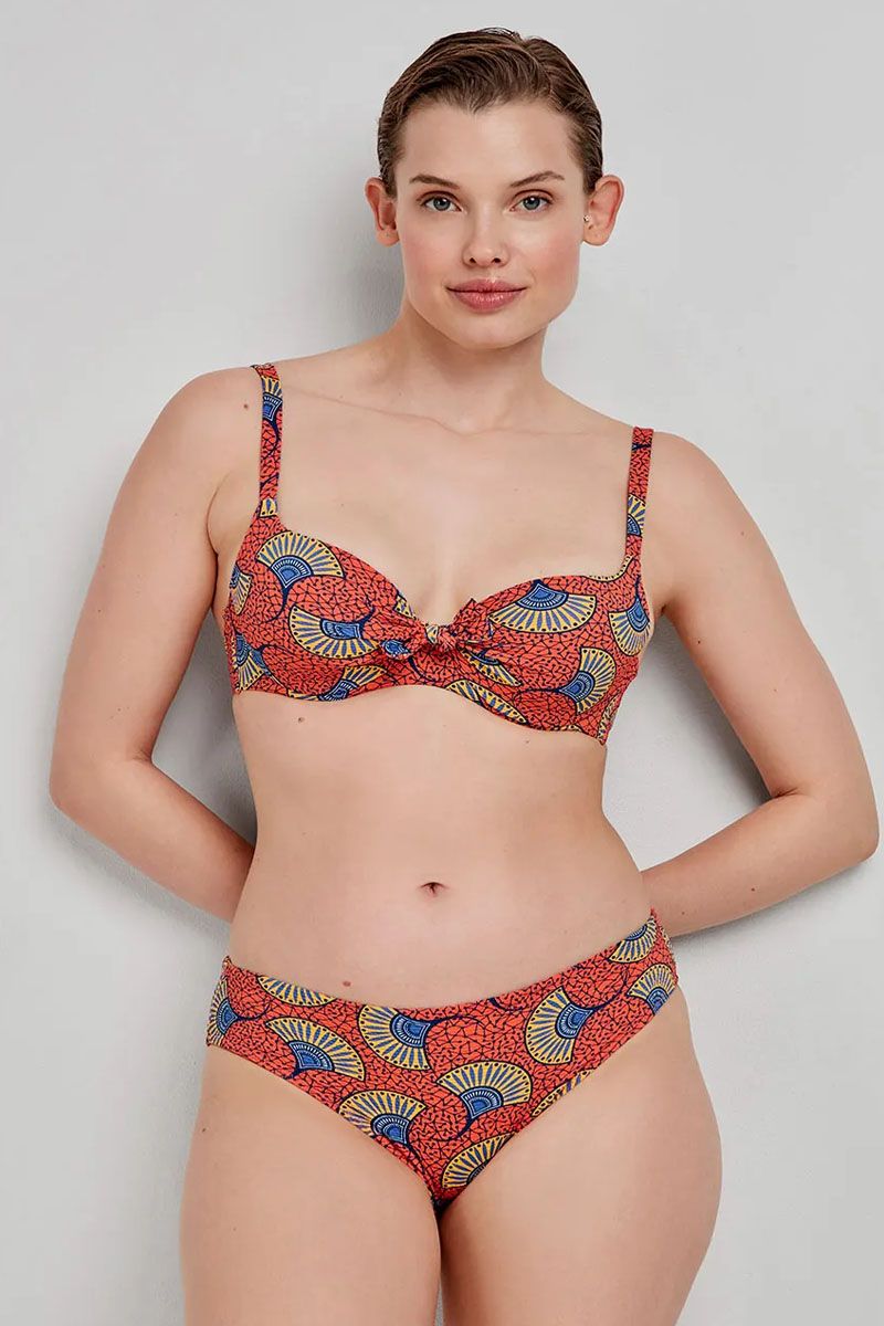 Slip de baie midi cu imprimeu tribal, Gisela 2/30243
