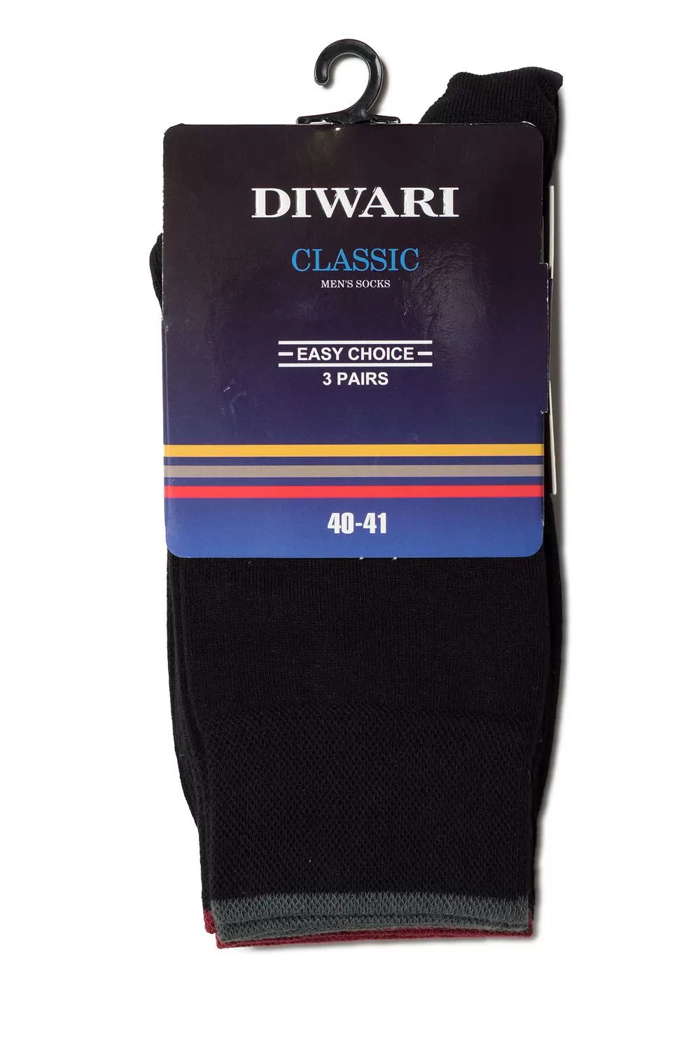 Șosete bumbac pentru bărbați, DiWaRi Classic 000 (3 perechi)