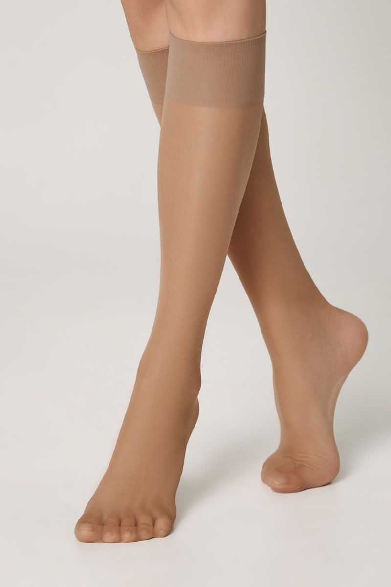 Șosete lungi 3/4 damă Lycra, Accent 20 Den (2 perechi)
