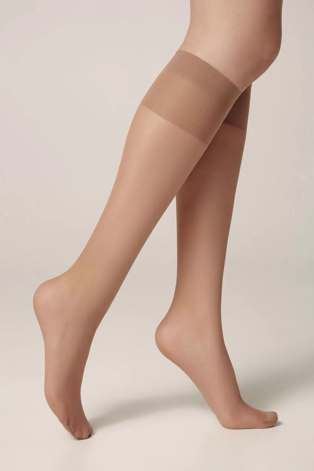 Șosete modelatoare, lungi 3/4, Lycra, Conte Active 40 Den