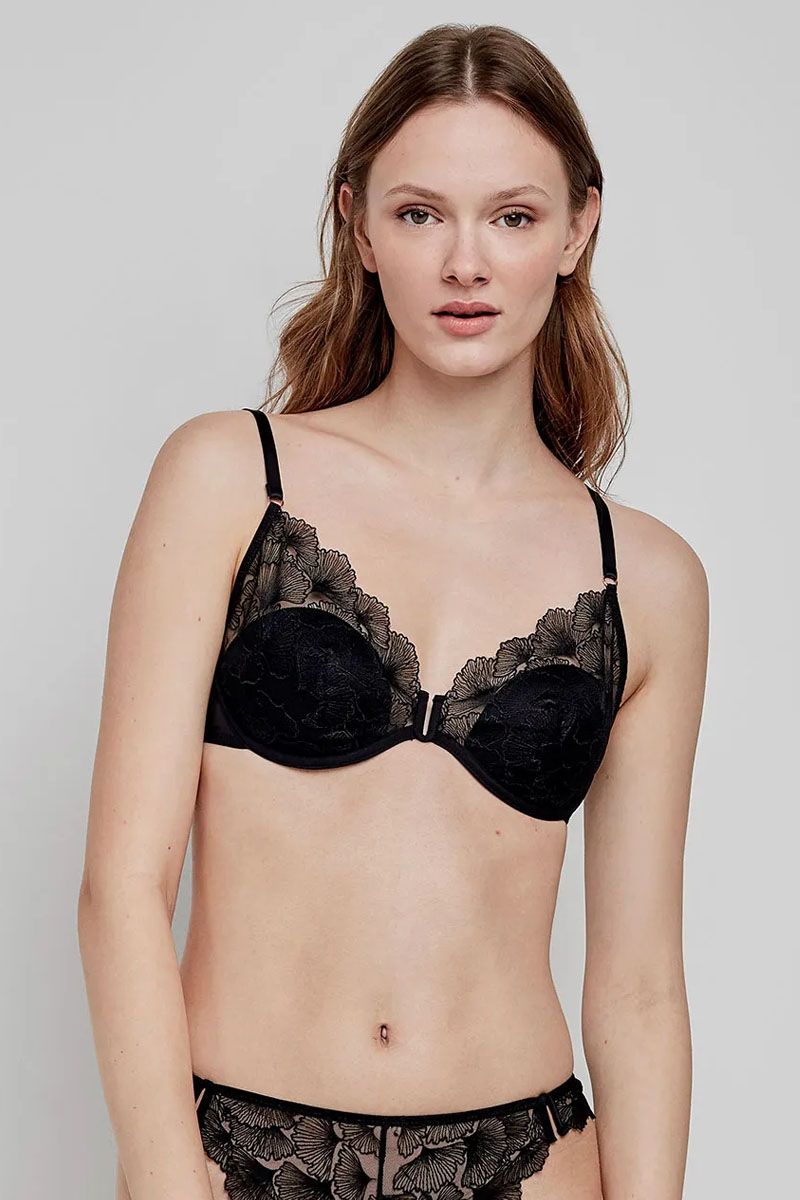 Sutien bralette din dantelă cu arcuri și burete, Gisela 2/10104