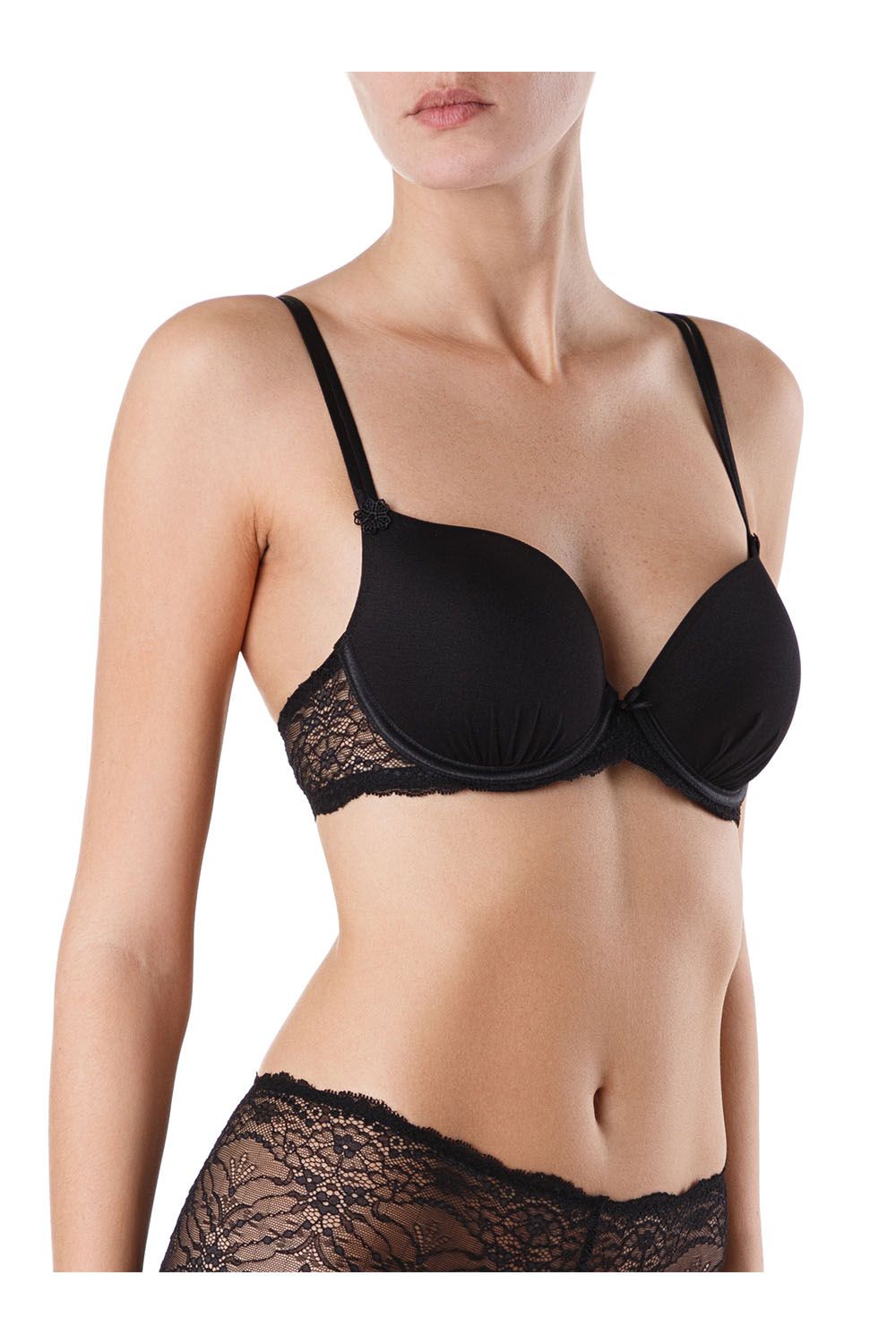 Sutien dantelat cu dublu push-up, Conte Romantique RB1030
